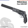 Silencer Mamba HDR-HDP Canon Homedefence riotballs Modérateur de son - Airsoft CO2 Silencieux