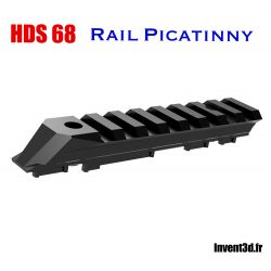  Rail Picatinny adaptable sur le HDS 68 T4E - Made in France