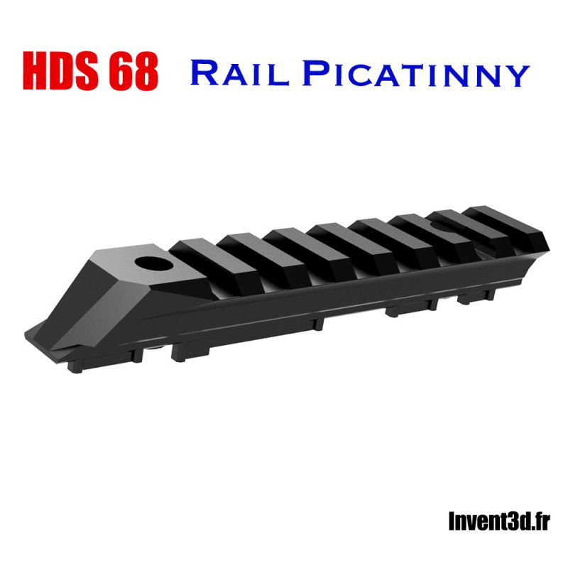  Rail Picatinny adaptable sur le HDS 68 T4E - Made in France