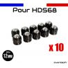 10 slugs avec billes 12mm en acier Calibre .68 pour HDS68 T4E Umarex - Noir